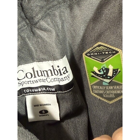 Columbia Women’s Small Ski Snow Pants Black Waterproof Omni-Tech - Picture 7 of 10